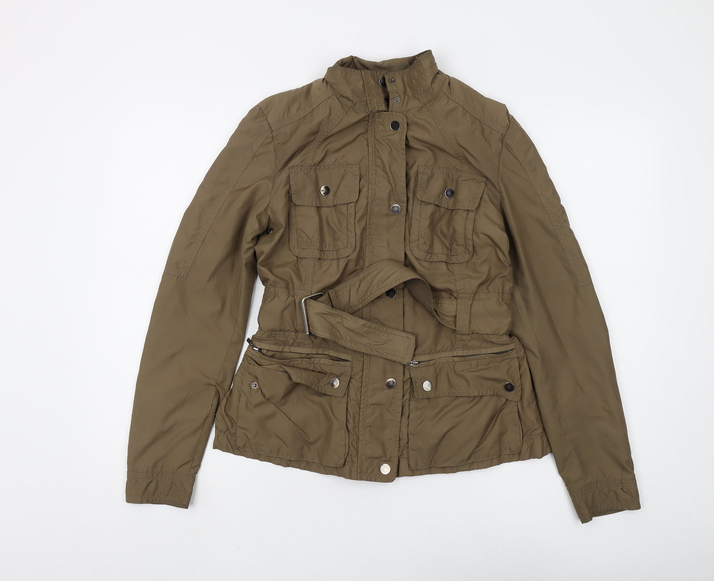 Zara Women's Brown Military Jacket UK 8