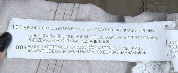 Zara Women's Brown Military Jacket UK 8