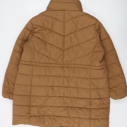 Marks and Spencer Women's Brown Puffer Jacket Size 22