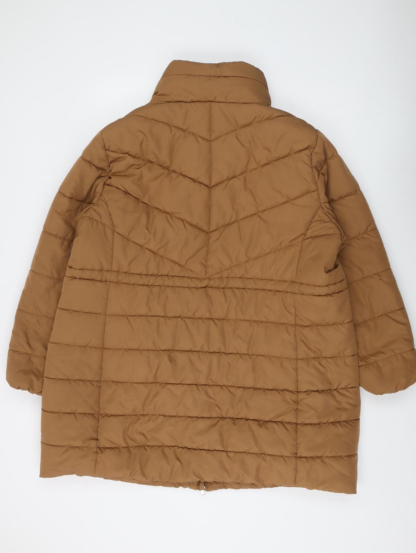 Marks and Spencer Women's Brown Puffer Jacket Size 22