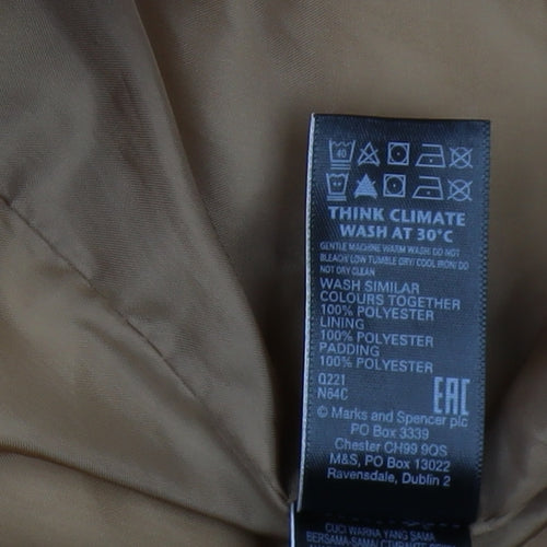 Marks and Spencer Women's Brown Puffer Jacket Size 22