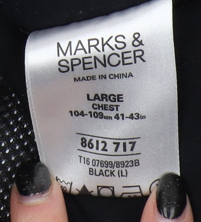 Marks and Spencer Men's Black Large 3-in-1 Jacket