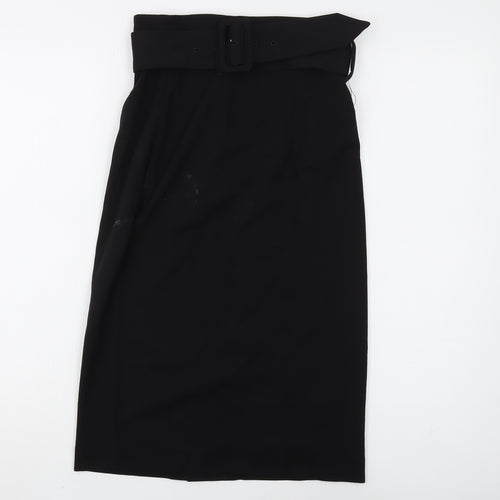 Marks and Spencer Women Black Knee Length Pencil Skirt