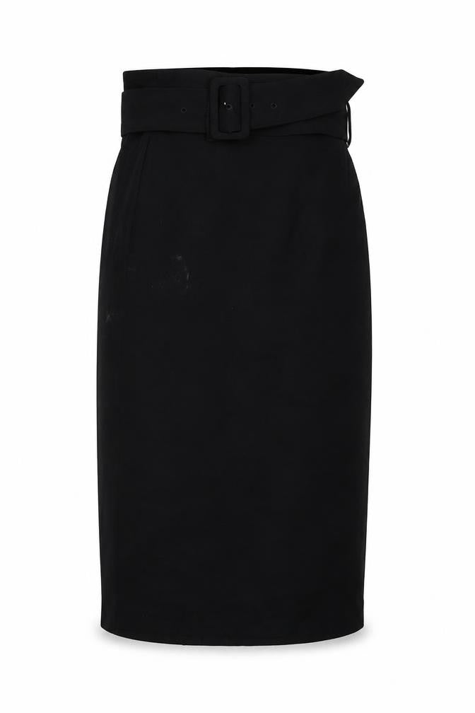 Marks and Spencer Women Black Knee Length Pencil Skirt