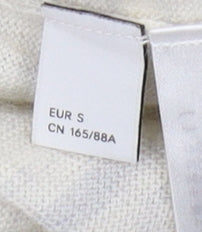 COS Women's Ivory Cardigan Long Sleeve Wool Knit S