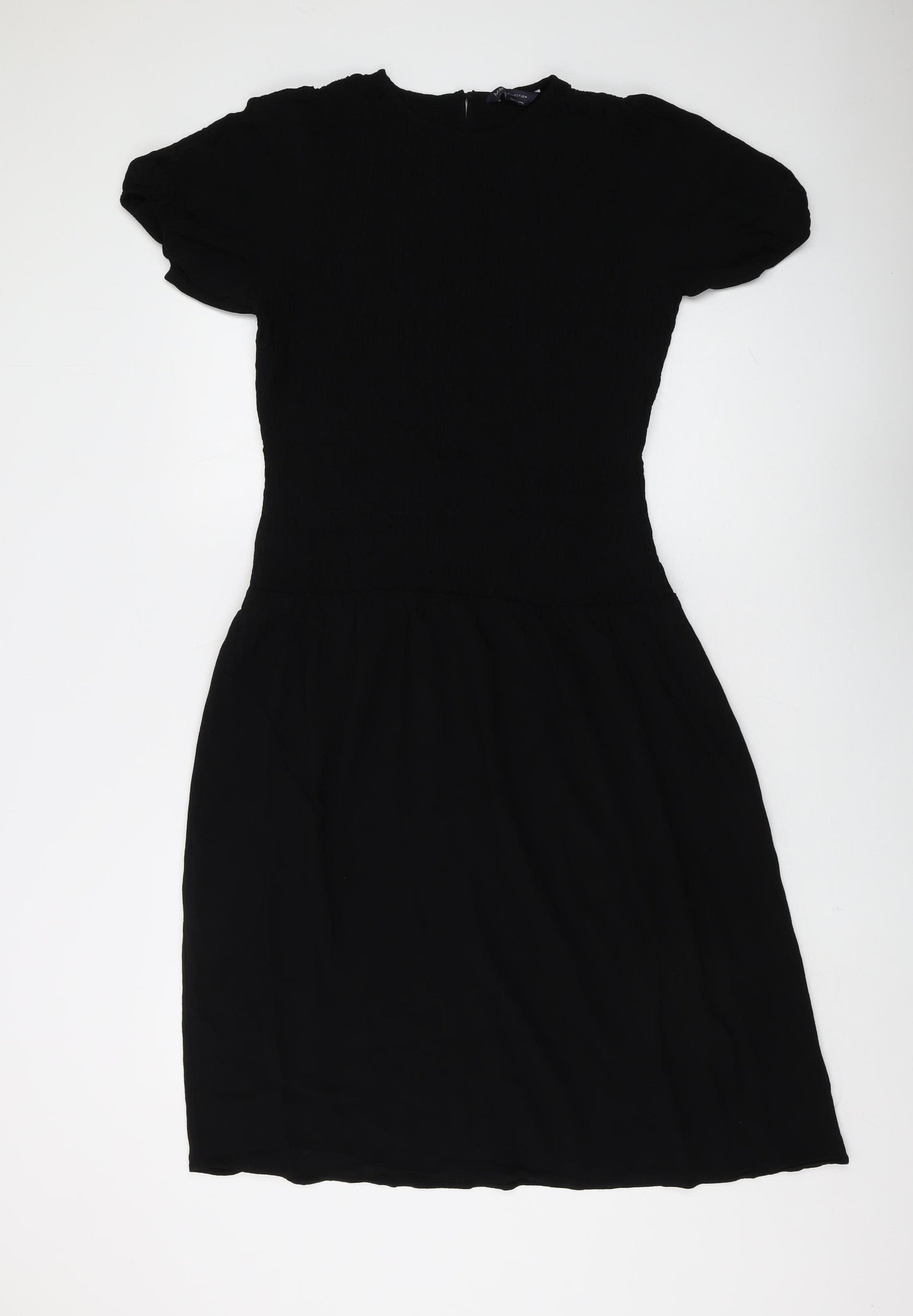 Marks and Spencer Women's Black Knee Length Shift Dress