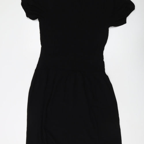 Marks and Spencer Women's Black Knee Length Shift Dress