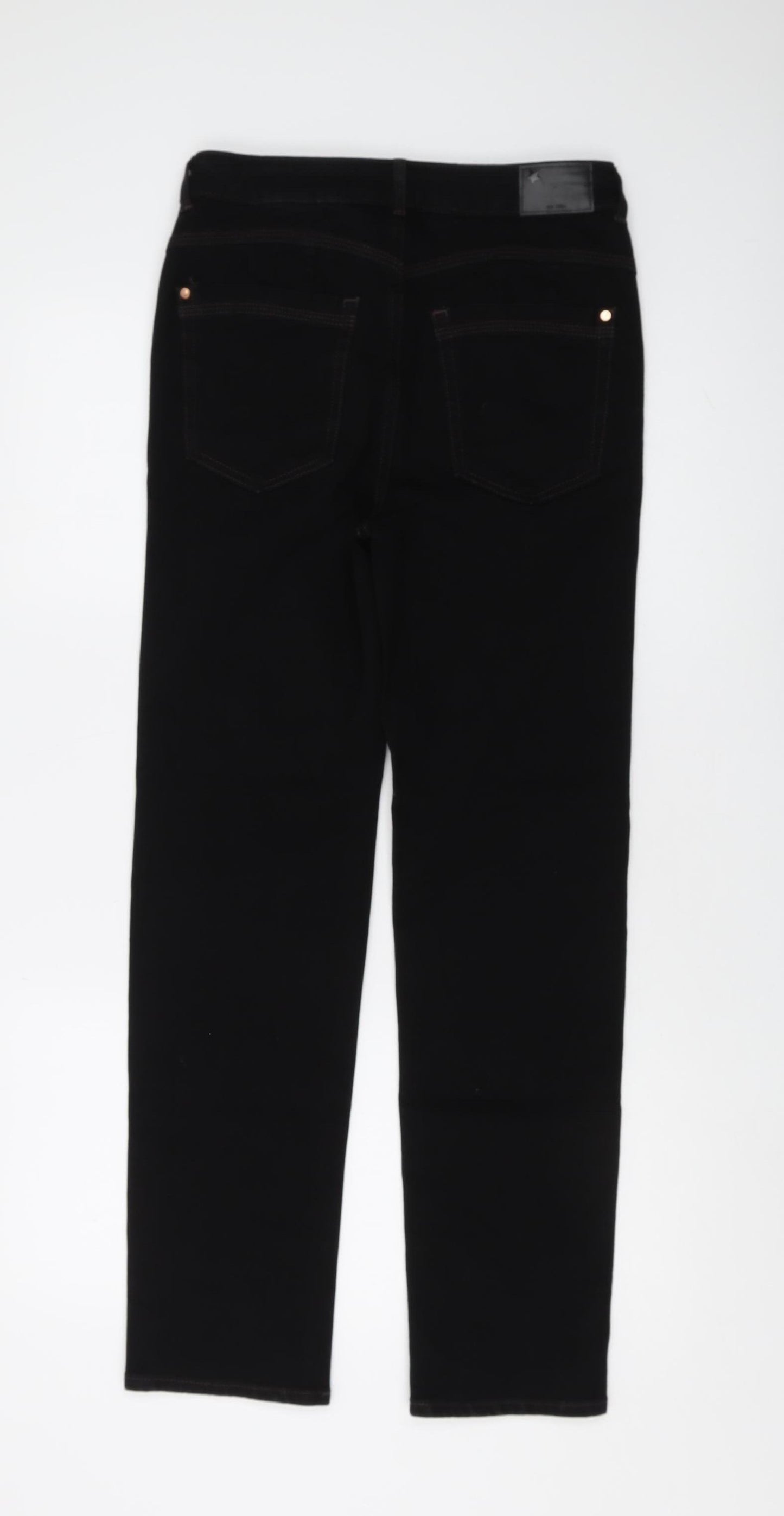 Marks and Spencer Women's Black Straight Jeans Size 10