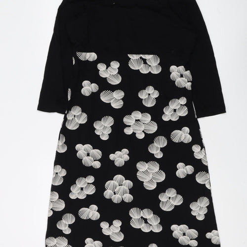 Marks and Spencer Women's Black Shift Dress Size 14