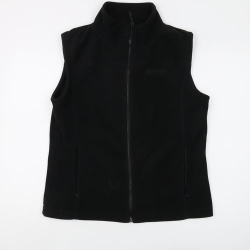 Nirvana Women's Black Waistcoat L Full Zip Polyester