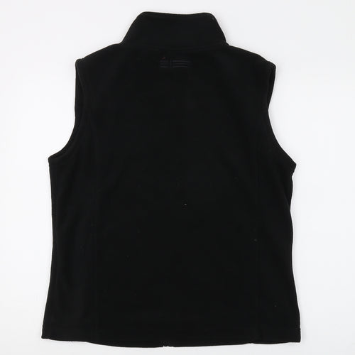 Nirvana Women's Black Waistcoat L Full Zip Polyester