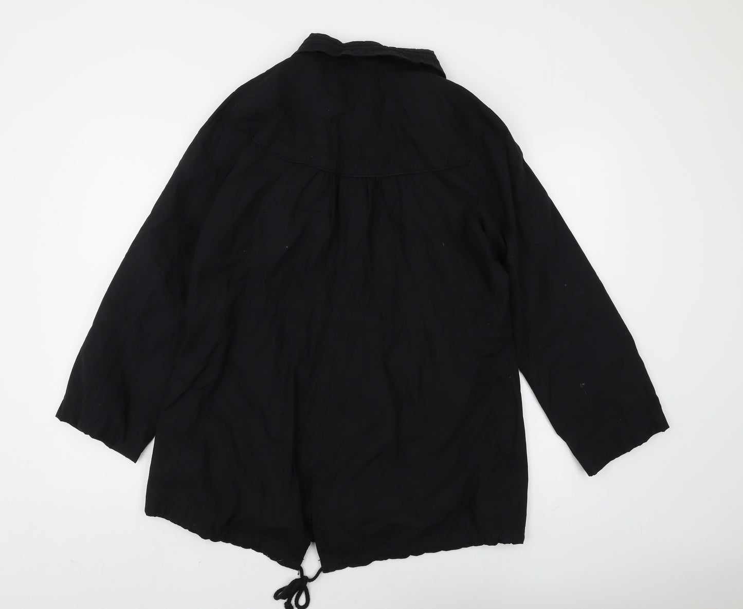 Dorothy Perkins Women's Black Anorak Jacket Size 16