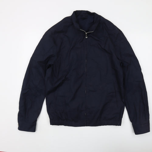 MNG Men's Blue Windbreaker Jacket M