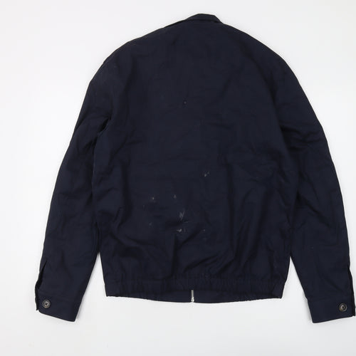 MNG Men's Blue Windbreaker Jacket M