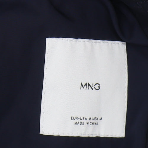 MNG Men's Blue Windbreaker Jacket M