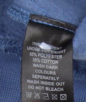 Mercier Men's Blue Pullover Sweatshirt S - Logo Graphic