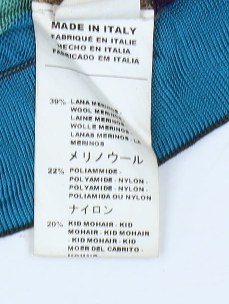 Missoni Women's Beige Multicoloured Shift Dress Size 12