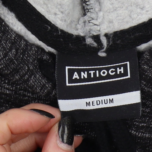 Antioch Men's Black Pullover Hoodie M Logo Accent