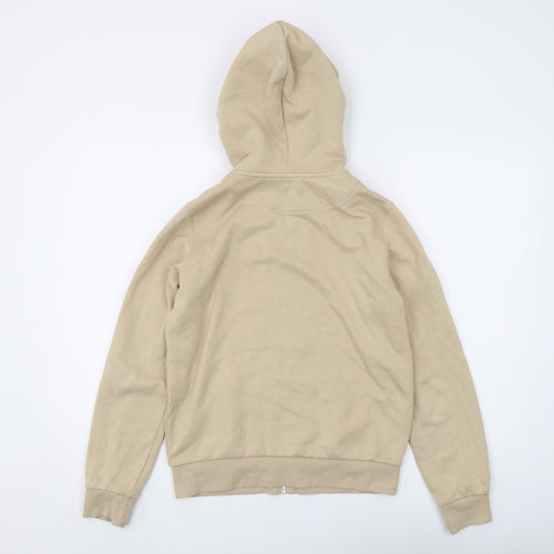 H&M Women's Beige Full Zip Hoodie, Size 6, Casual