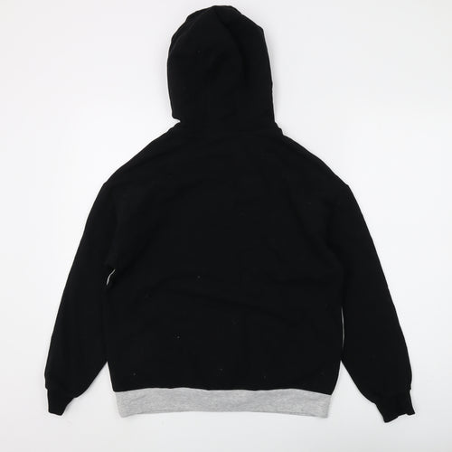 Marks and Spencer Boys Black Grey Pullover Hoodie 13-14 Years