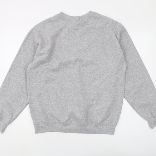PrettyLittleThing Unisex Grey Sweatshirt S Pullover