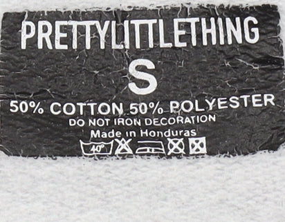 PrettyLittleThing Unisex Grey Sweatshirt S Pullover