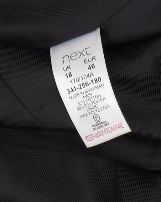 Next Women's Black Tweed Blazer - Size 18 Classic