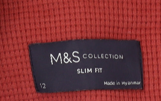 Marks and Spencer Women's Red Suit Jacket, Slim Fit, Size 12