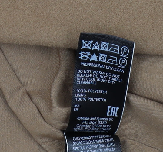 Marks & Spencer Women's Brown Overcoat Size 12