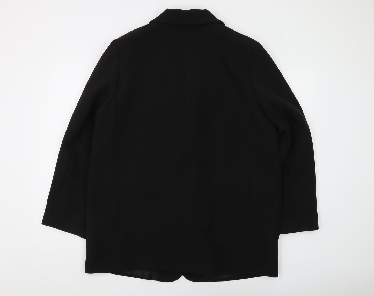 John Lewis & Partners Black Blazer Men's Size L Regular