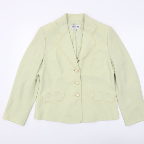 GOLD by Michael H Women’s Green Suit Jacket Size 12