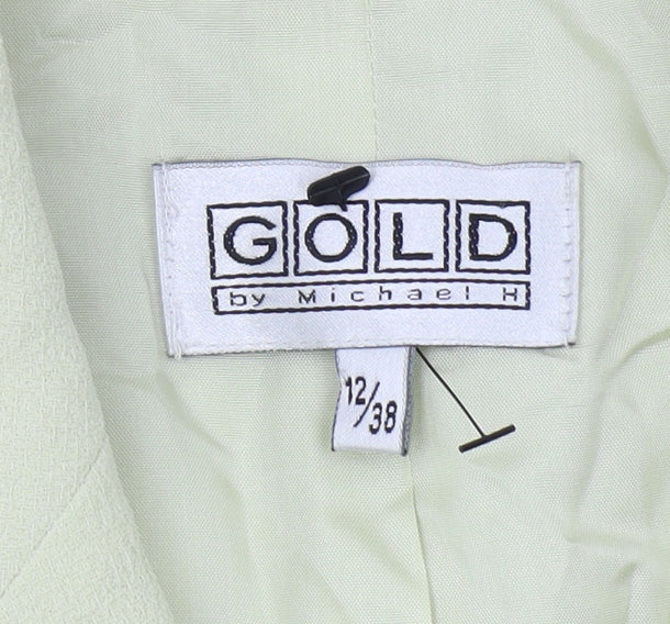 GOLD by Michael H Women’s Green Suit Jacket Size 12