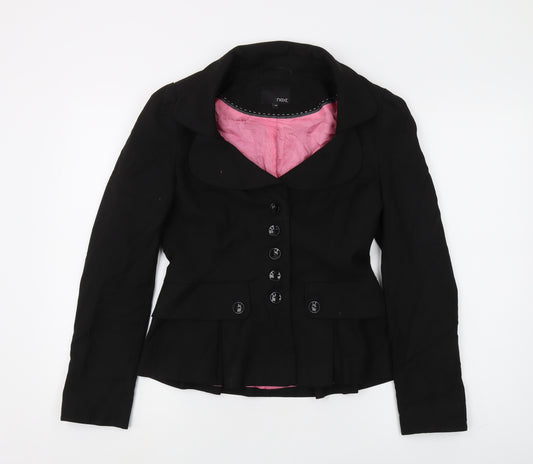 Next Women's Black Blazer, Regular Fit, Size 10