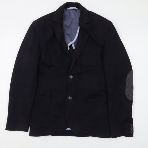 Next Men's Black Regular Fit Blazer 36R