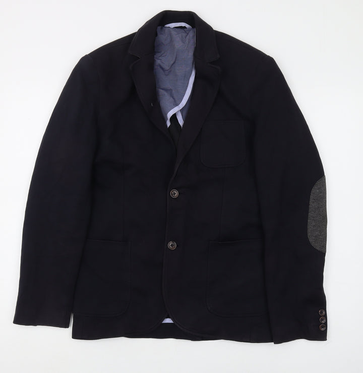 Next Men's Black Regular Fit Blazer 36R