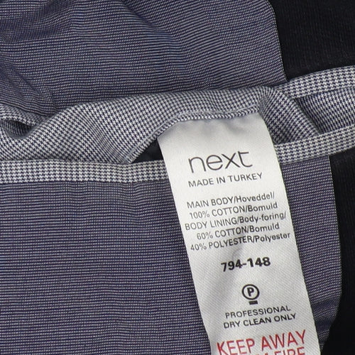 Next Men's Black Regular Fit Blazer 36R