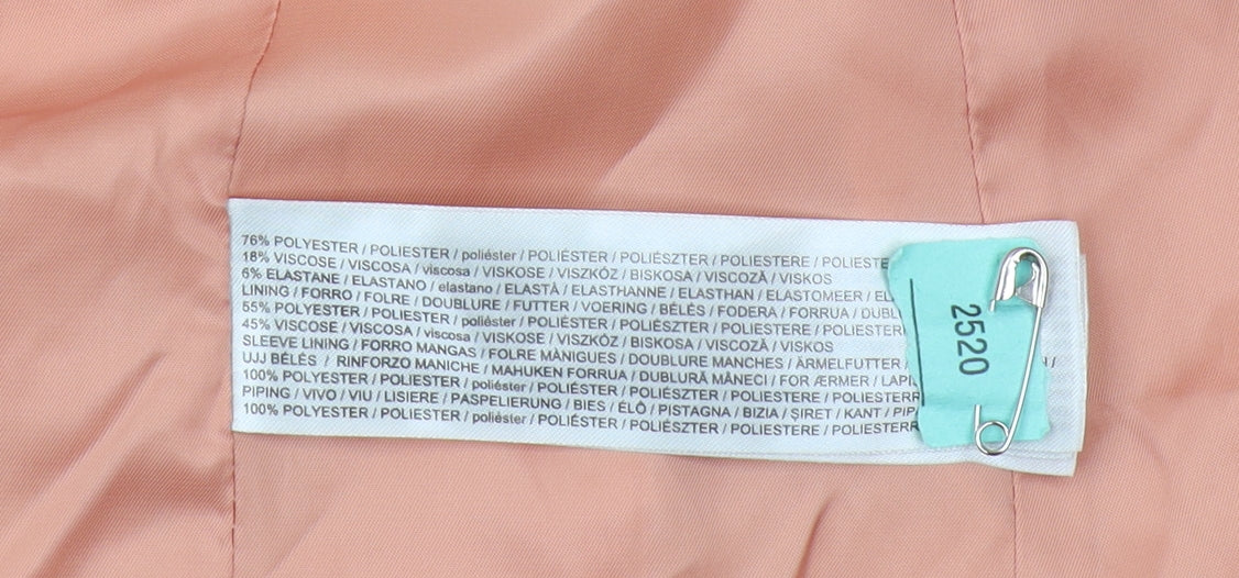 MNG Women's Pink Double Breasted Blazer XXS