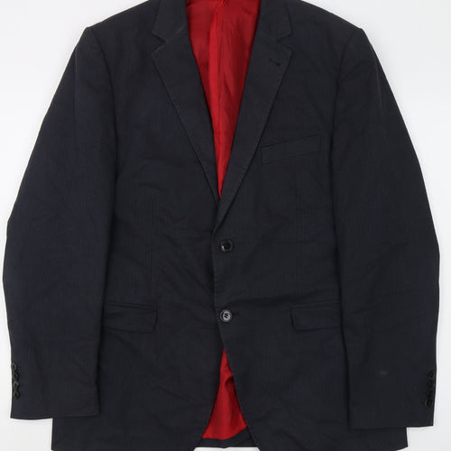 Broadbents Boothroyds Men's Black XL Regular Fit Blazer