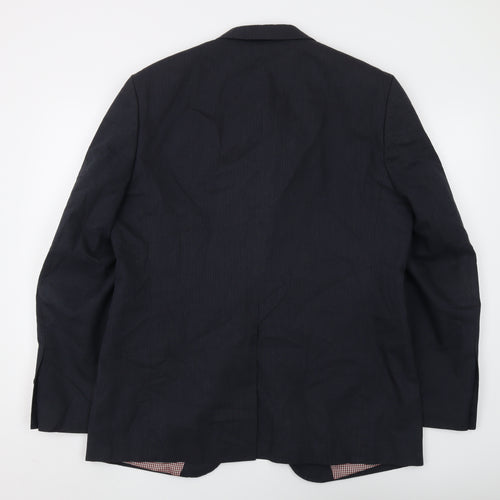 Broadbents Boothroyds Men's Black XL Regular Fit Blazer