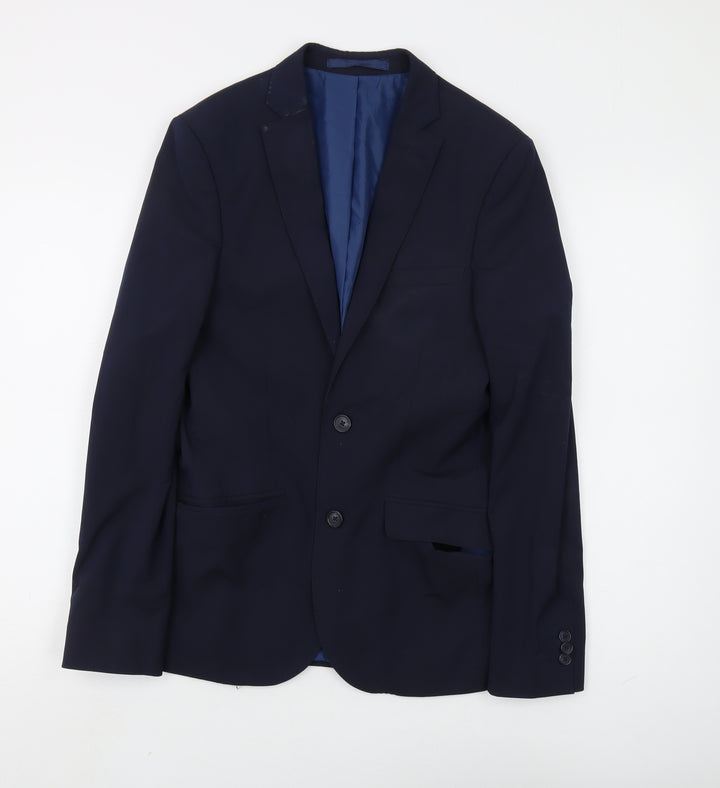 Marks and Spencer Men's Blue Blazer, Size 34R, Formal