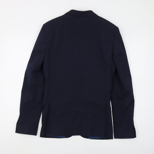 Marks and Spencer Men's Blue Blazer, Size 34R, Formal