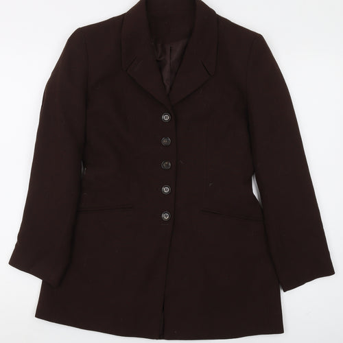 Richards Women's Brown Blazer - Size 6, Lined, Petites