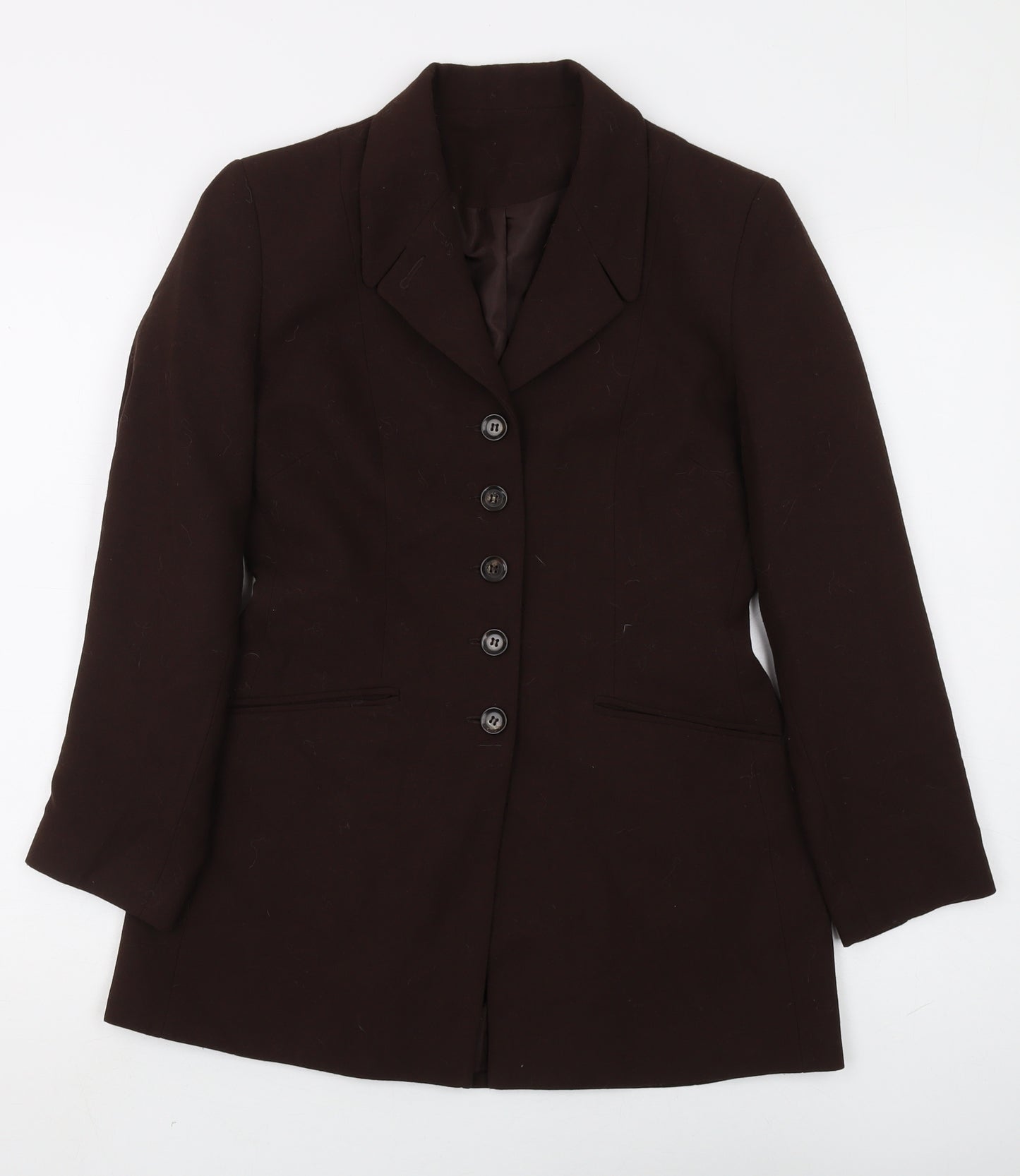 Richards Women's Brown Blazer - Size 6, Lined, Petites