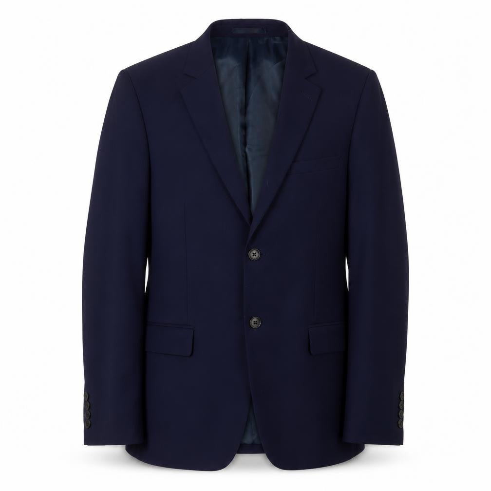 Front view of Topman Men's Blue Slim Blazer UK 36 Viscose Blend