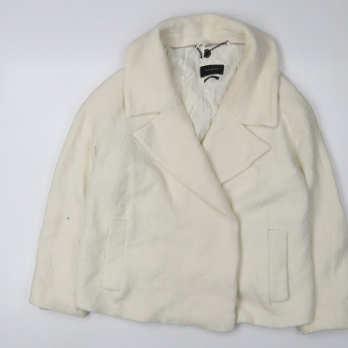 Marks and Spencer Women's Ivory Overcoat Size 14