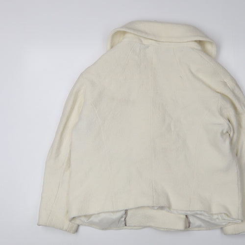 Marks and Spencer Women's Ivory Overcoat Size 14