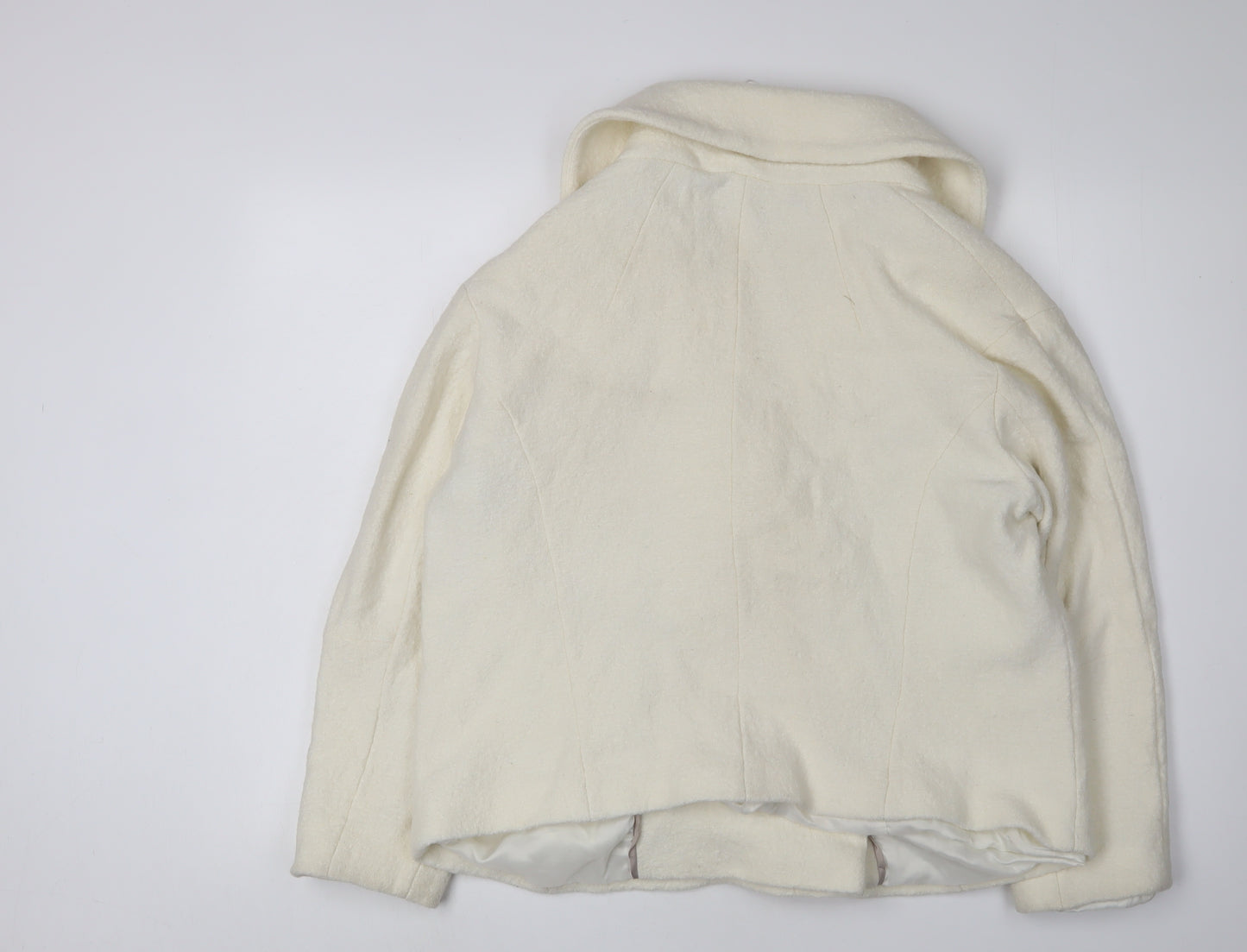 Marks and Spencer Women's Ivory Overcoat Size 14