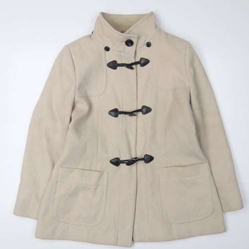 Debenhams Women's Beige Duffle Coat Size 16