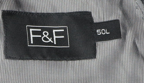 F&F Black Women's Tall Blazer, Size 50L, Lined Formal