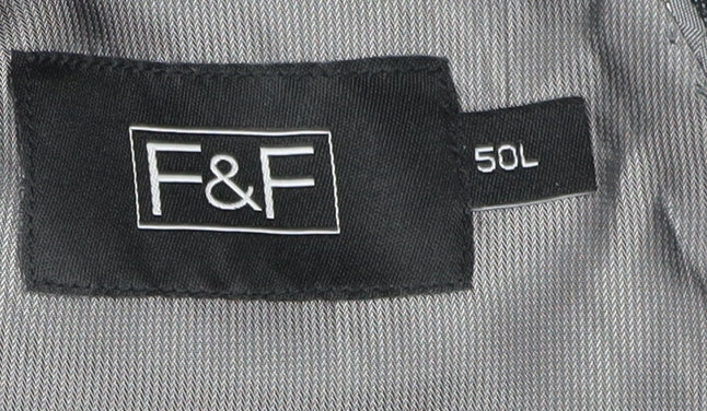 F&F Black Women's Tall Blazer, Size 50L, Lined Formal